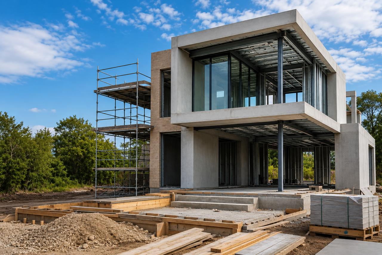 Residential construction project